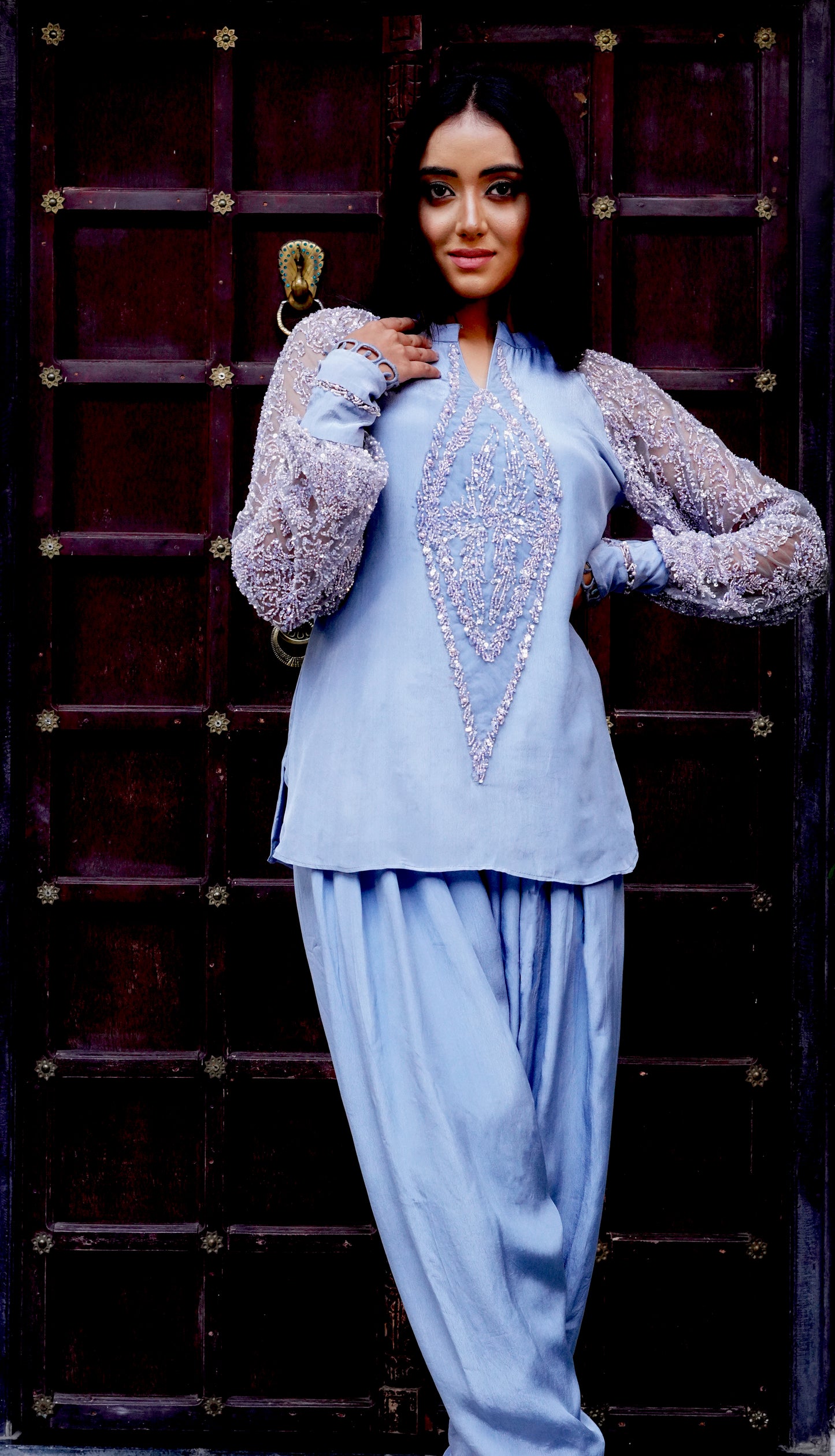The Panjab Collection - Sparkling Cornflower