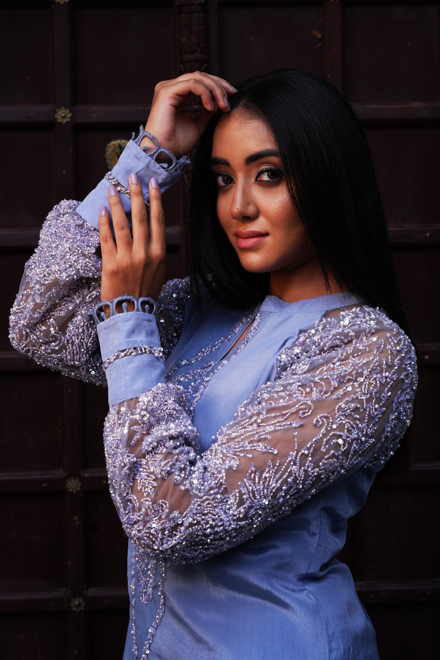 The Panjab Collection - Sparkling Cornflower